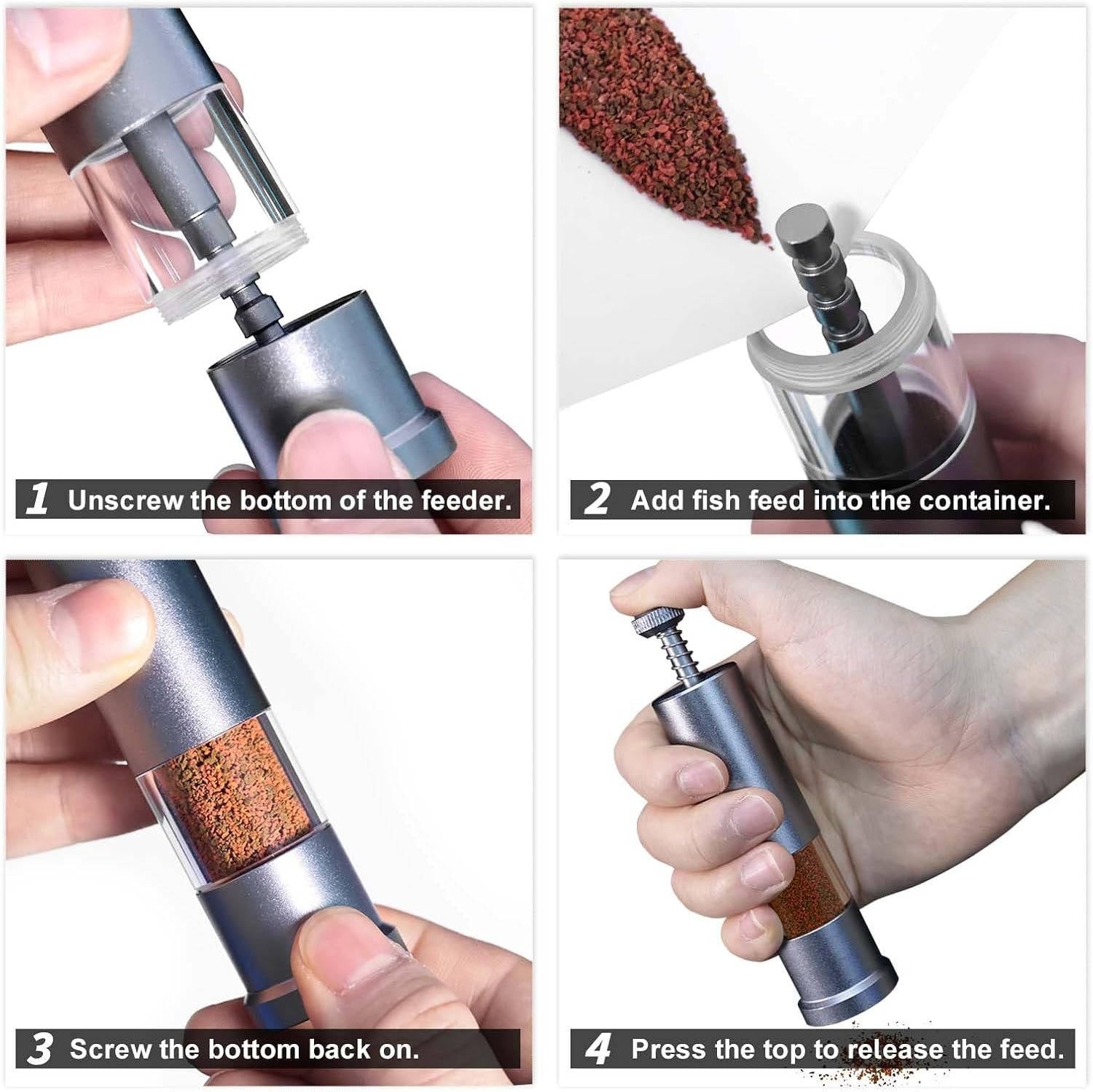 Mini fish feeder for aquarium 7