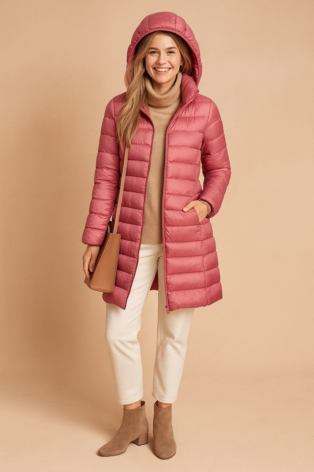 Mira | Long Winter Jacket with Hood 4