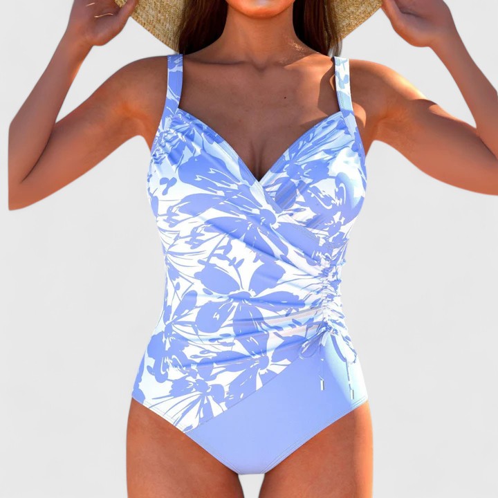 Modern Printed One Piece Swimsuit for Women - Stylish Swimwear for Beach and Pool 1