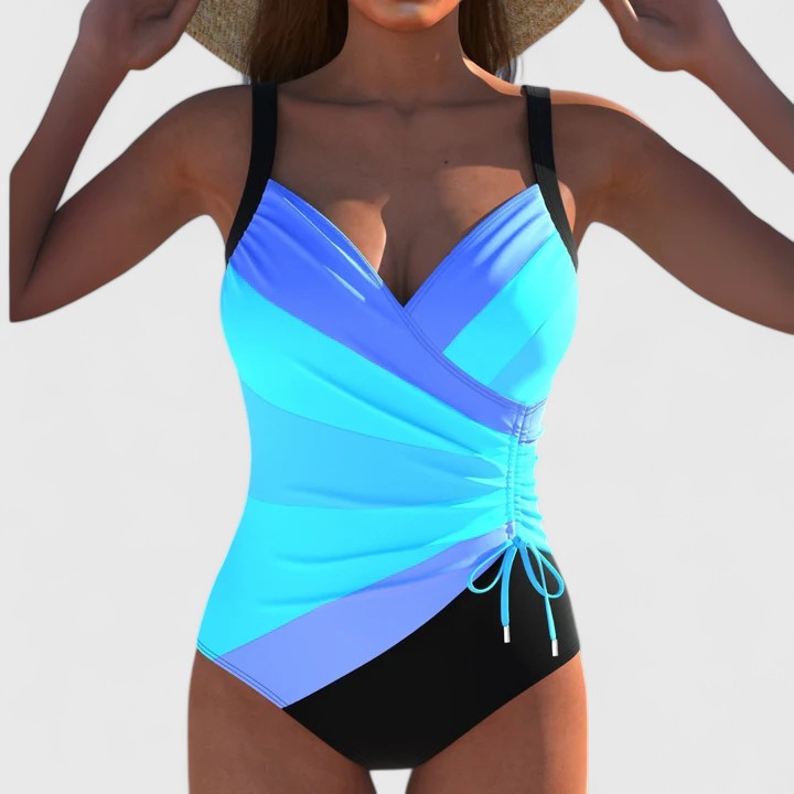 Modern Printed One Piece Swimsuit for Women - Stylish Swimwear for Beach and Pool 2