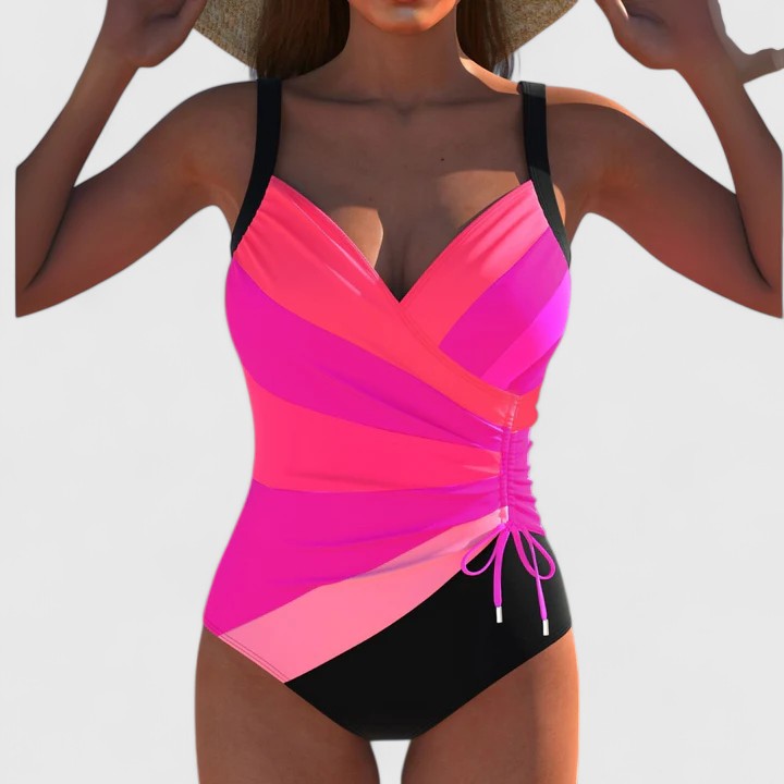 Modern Printed One Piece Swimsuit for Women - Stylish Swimwear for Beach and Pool 3