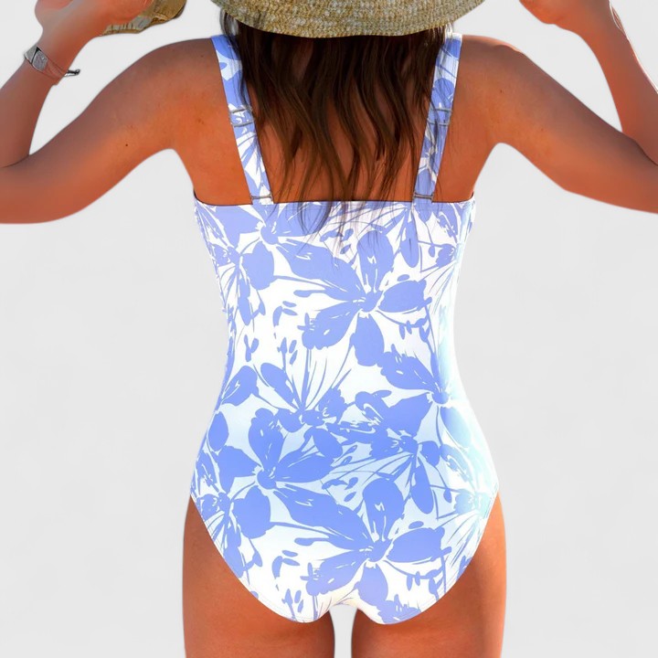 Modern Printed One Piece Swimsuit for Women - Stylish Swimwear for Beach and Pool 4