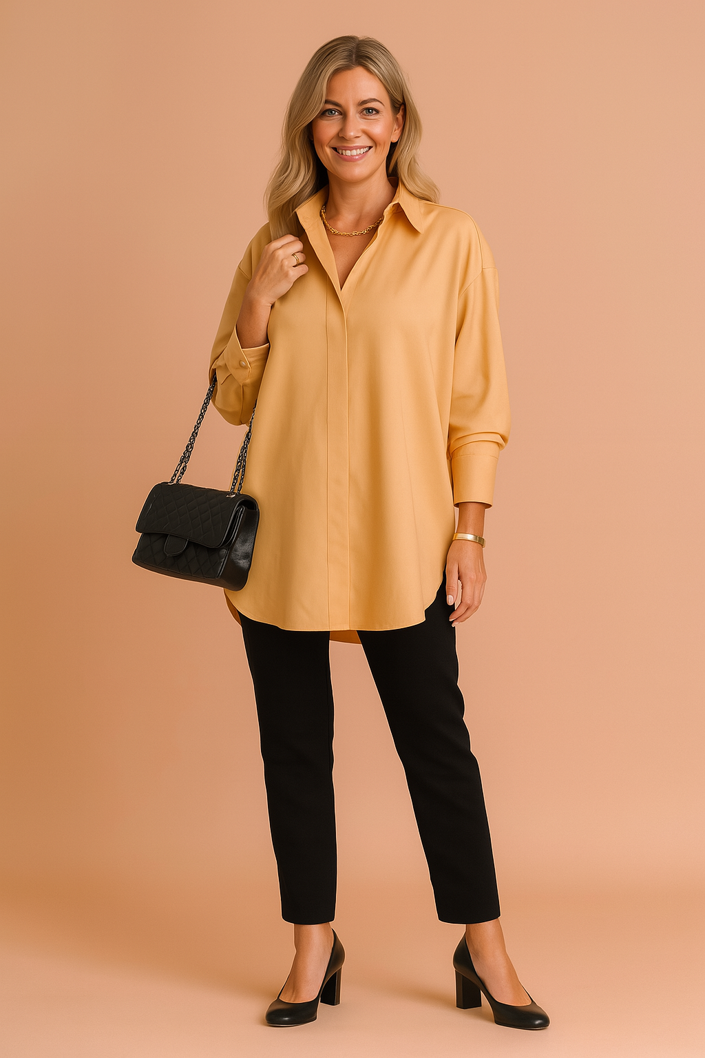 Monaco | Elegant oversized shirt blouse 5