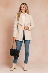 Nadia | Short fleece jacket with soft trim 0