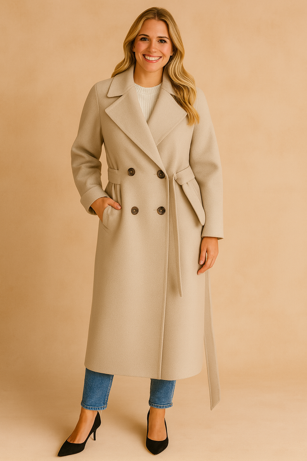 Nadjain | Long Elegant Winter Coat 0