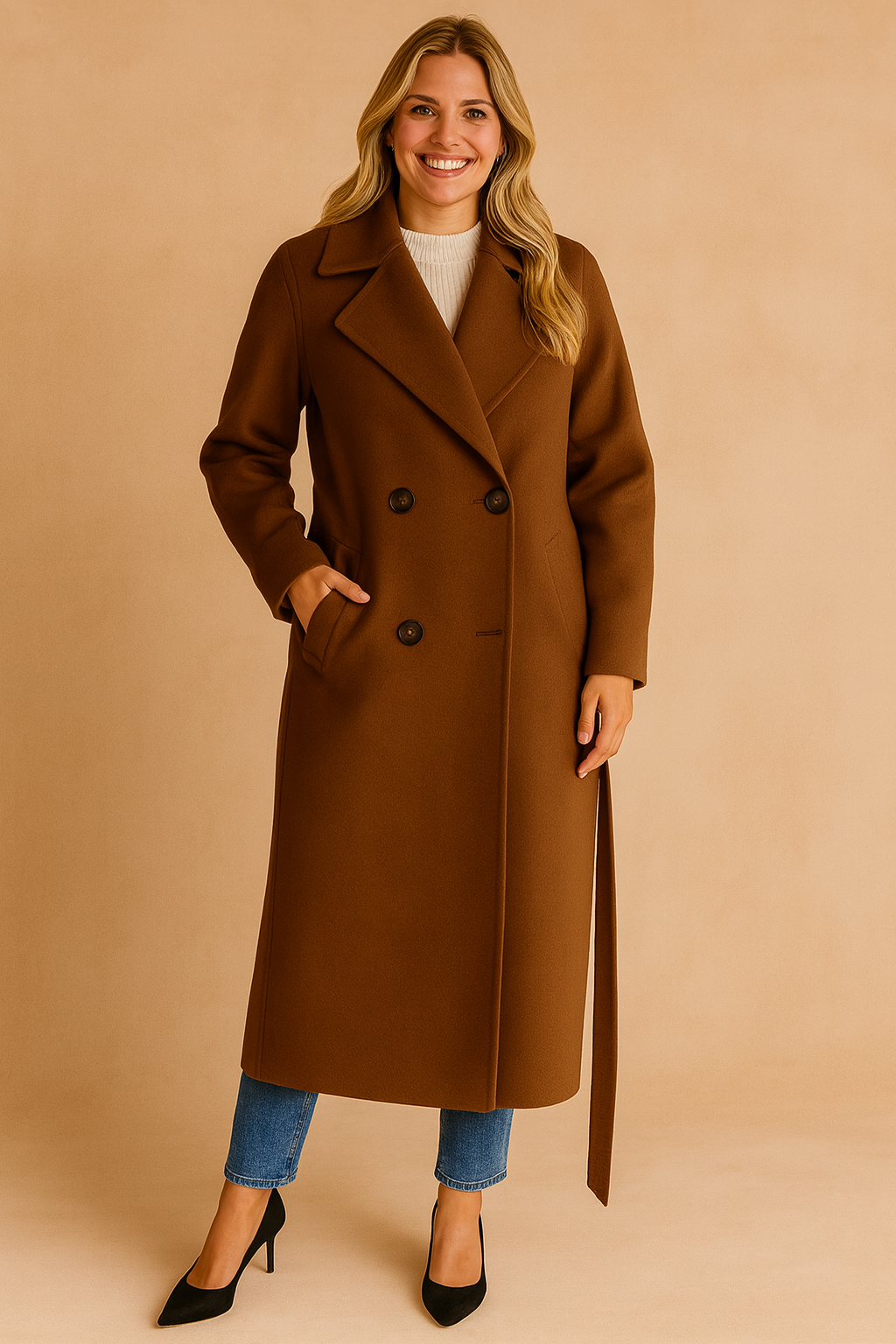 Nadjain | Long Elegant Winter Coat 1
