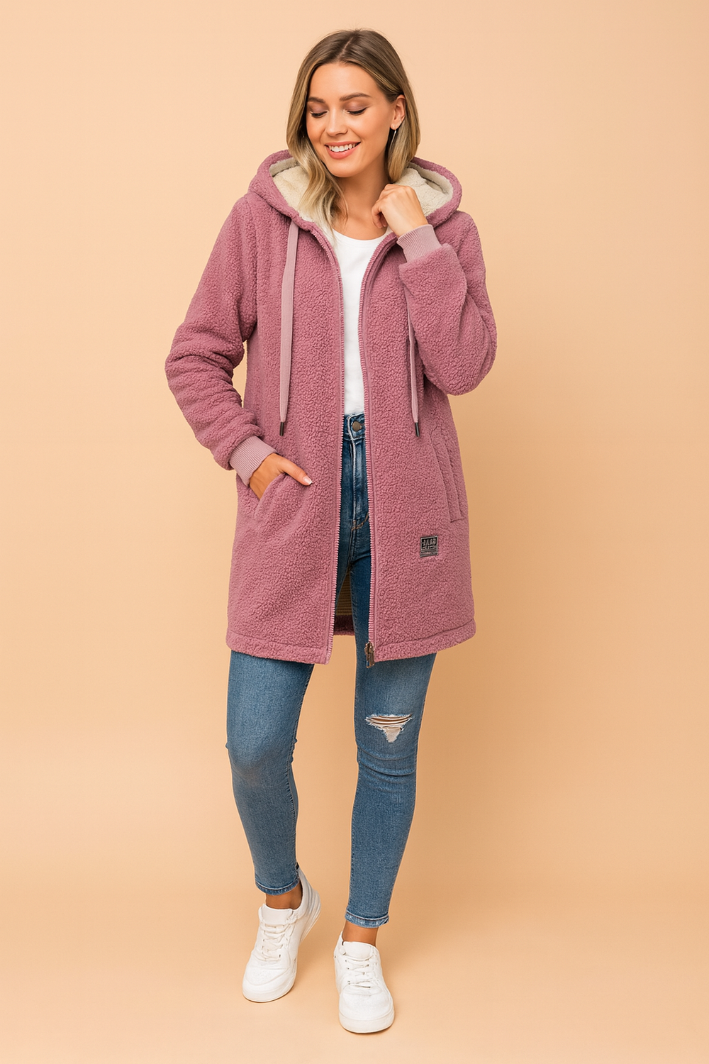 Natalia | Long Winter Jacket with Hood 1