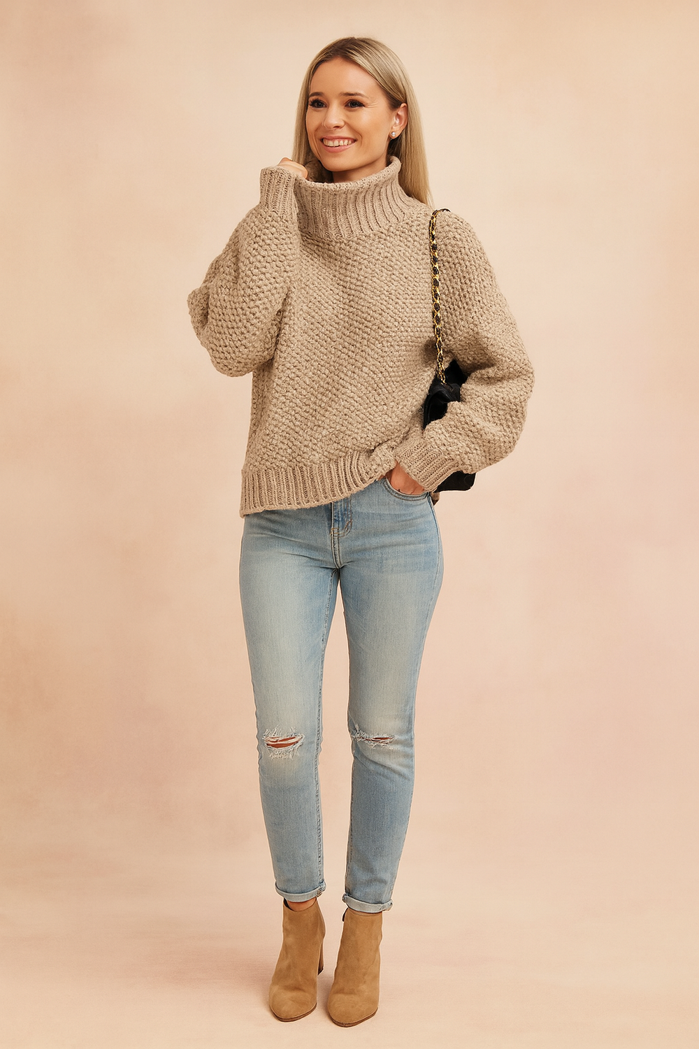 Natalia | Oversized turtleneck sweater 1