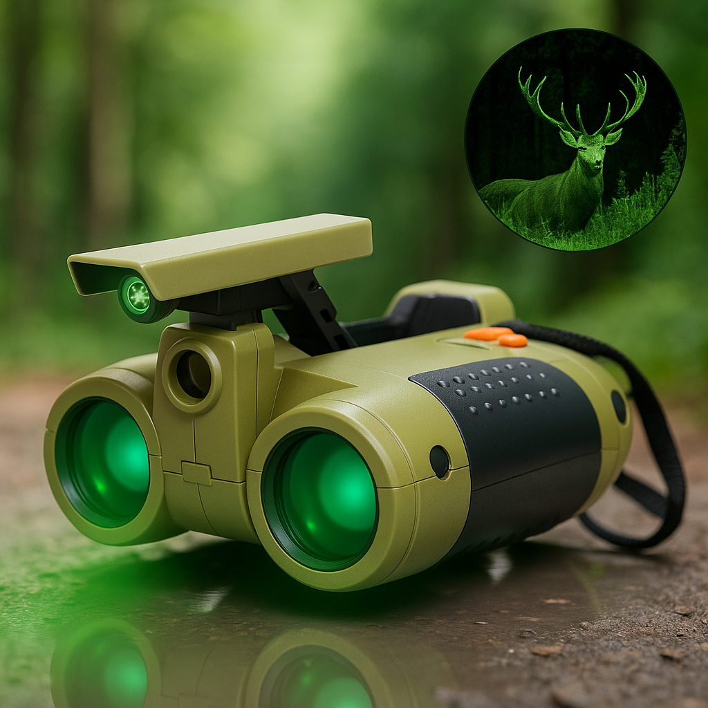 Night Vision Binoculars for Children – Lightweight Durable Adventure Toy for Exploration and Learning 0
