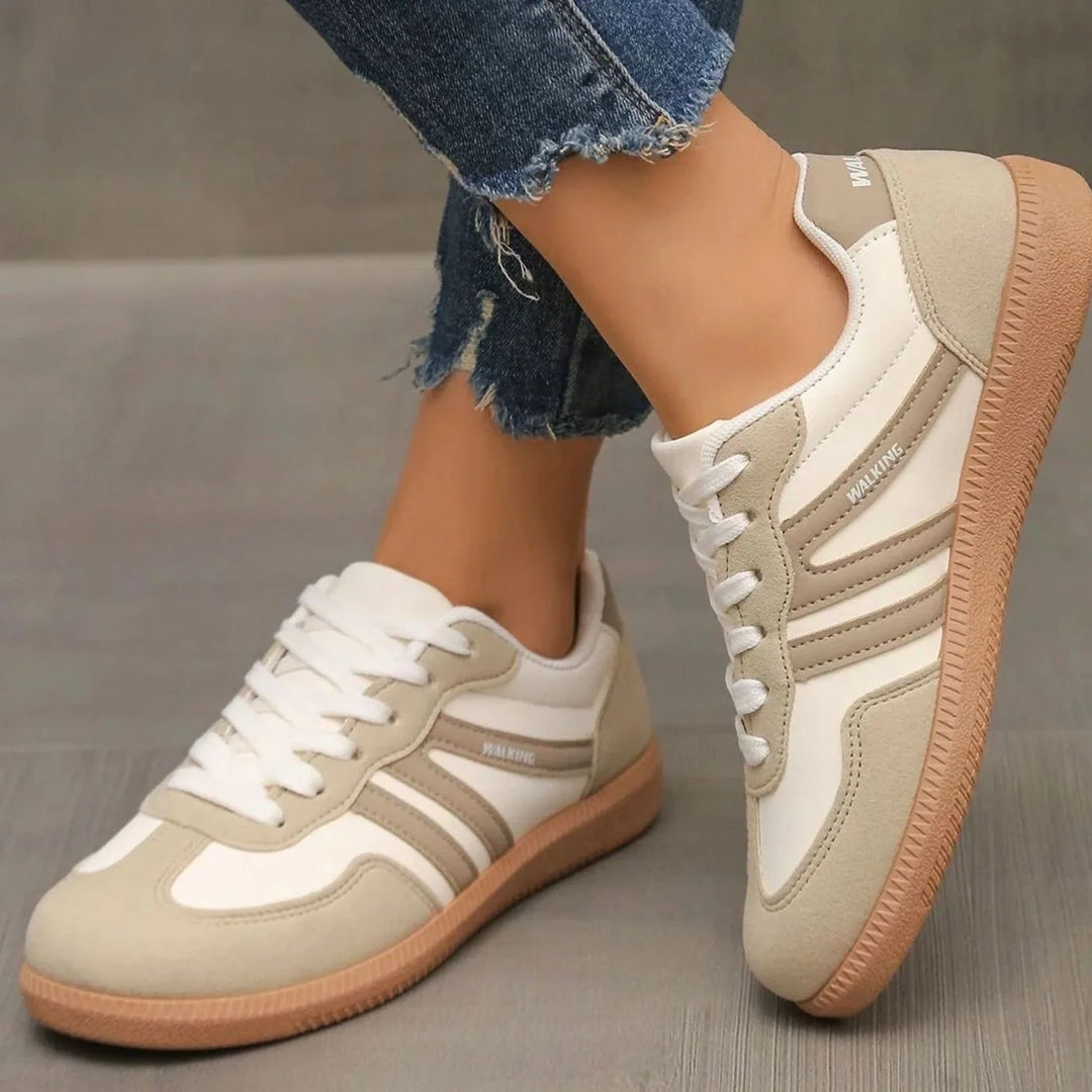Nora | Damen Orthopädische Sneaker mit Breiter Zehenbox und Schnürung 10