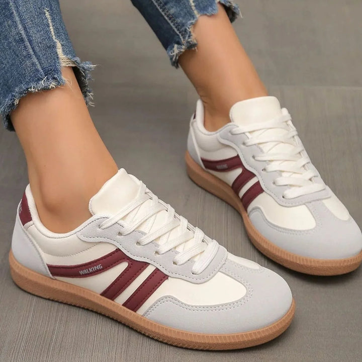 Nora | Damen Orthopädische Sneaker mit Breiter Zehenbox und Schnürung 12
