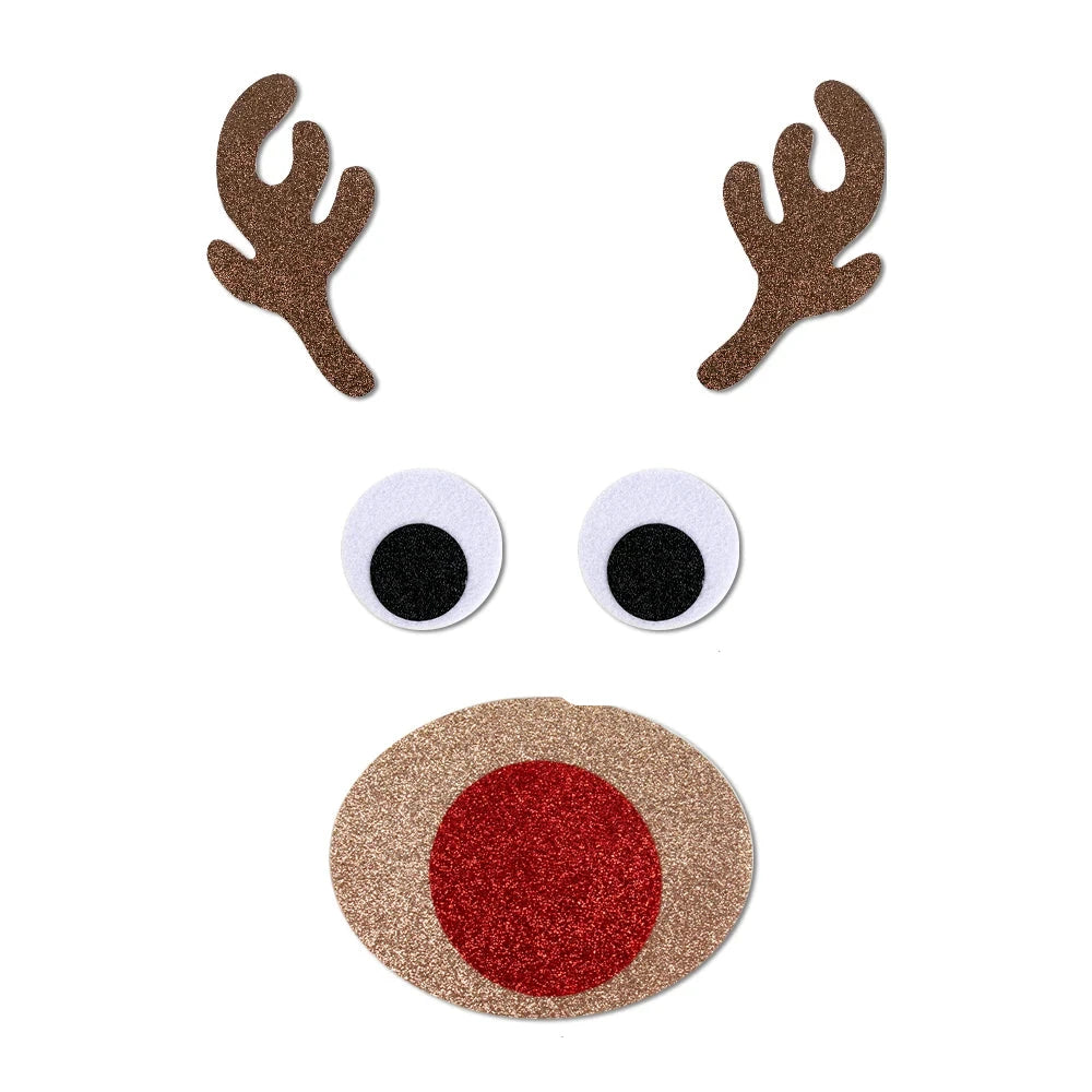 Party Decor | Winter Cartoon Christmas Sticker Set for Walls & Gifts 7