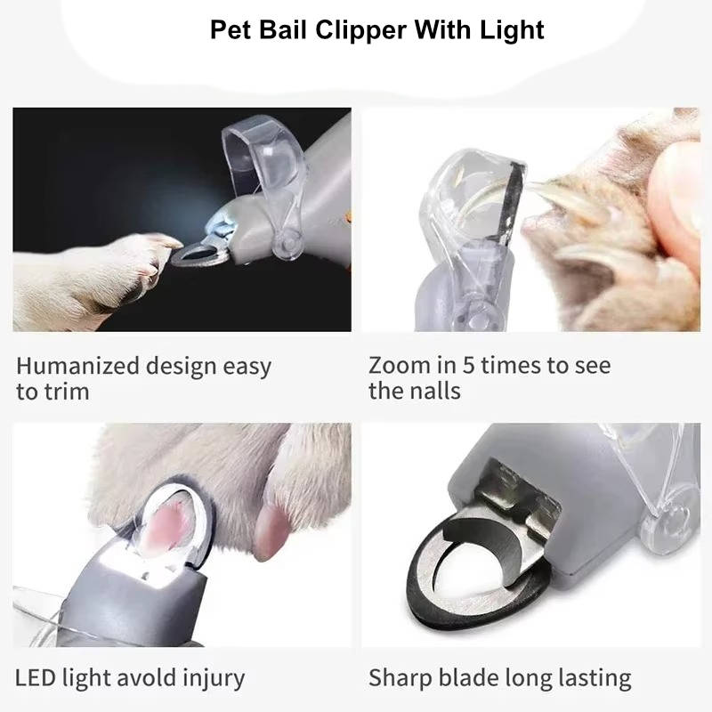 Pet Jaw Clipper with Light 4