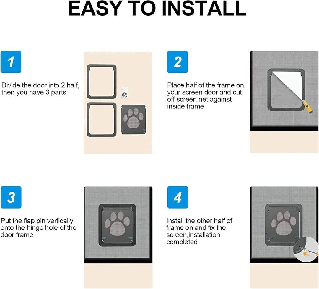 Pet screen for dogs and cats 4