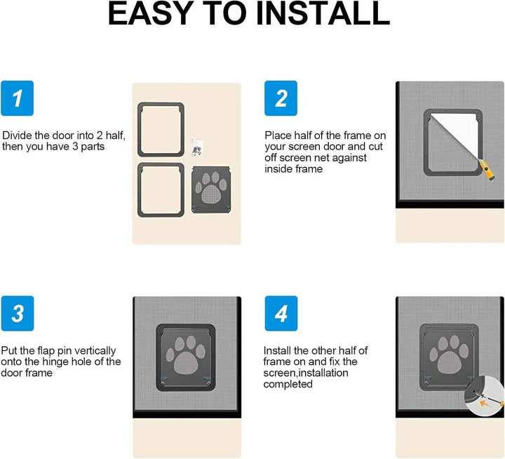 Pet screen for dogs and cats 4