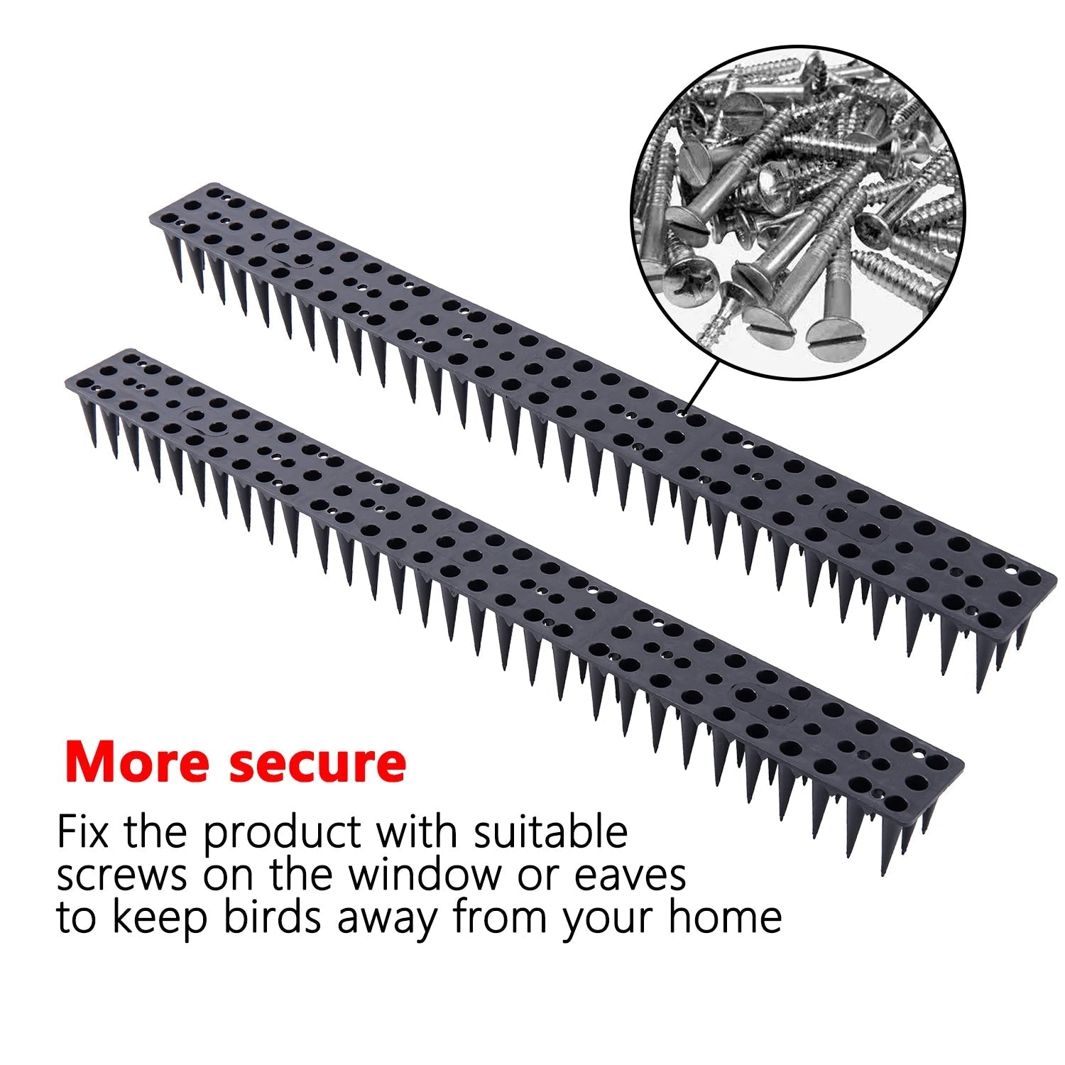 Plastic bird deterrent spikes 3