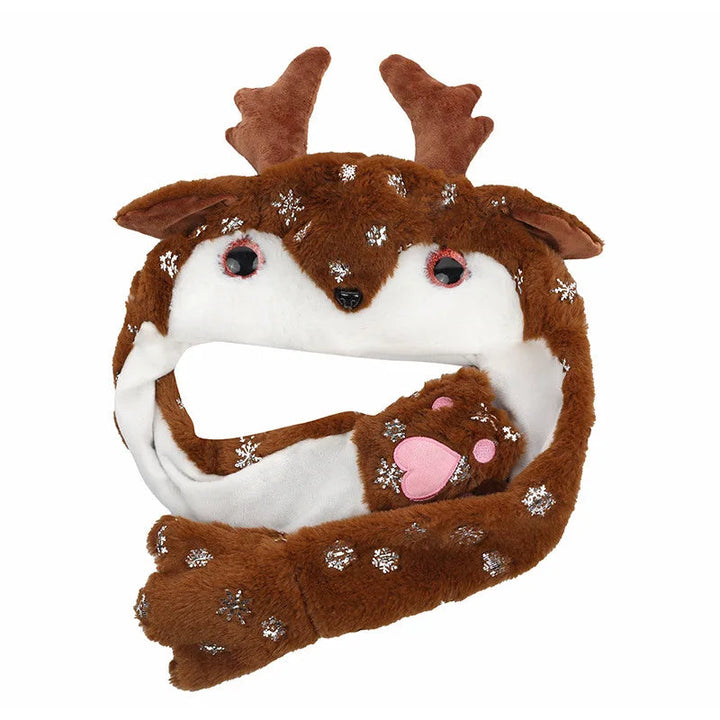 Plush Santa Hat for Adults - Soft Red and White Christmas Hat, Cozy Holiday Accessory for Festive Celebrations 3