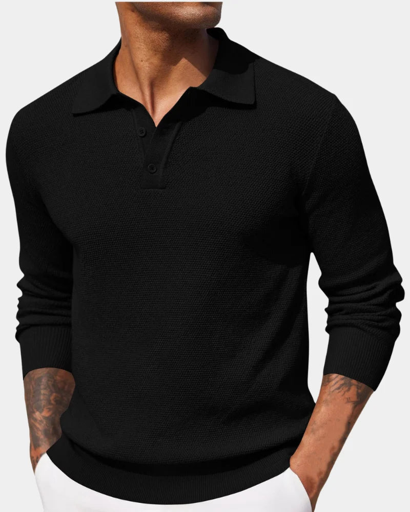 Polo-Pullover Herren | Bequeme Passform & Knitterfrei 1
