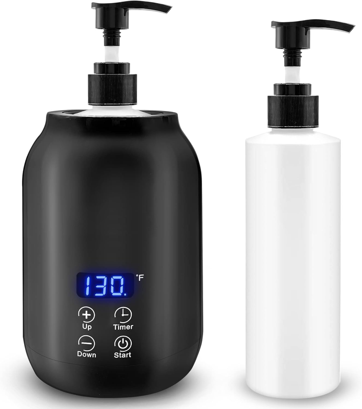 Portable Electric Massage Oil Warmer with Digital Display – Adjustable Temperature Heating for Soothing Massage Experience 0