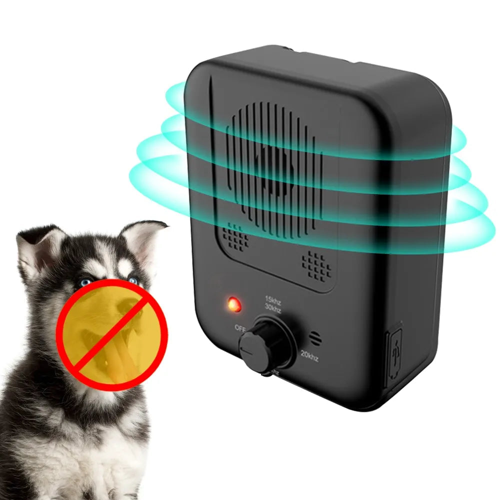 Portable ultrasonic bark deterrent for dogs 0