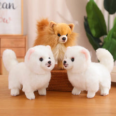 Premium Plush Pomeranian Stuffed Animal – Soft Realistic Dog Plushies for Kids, 12 Inches Tall 3