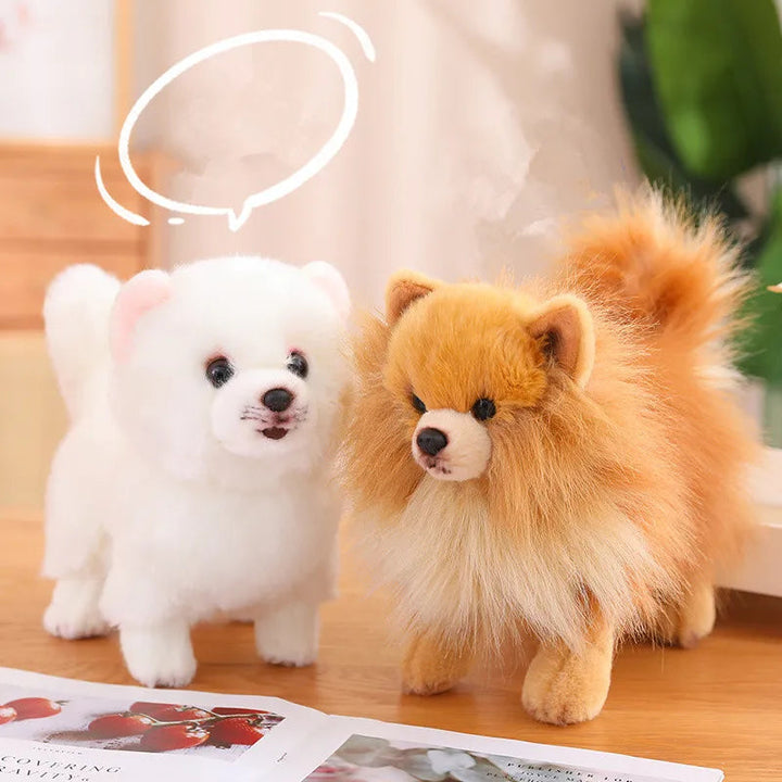 Premium Plush Pomeranian Stuffed Animal – Soft Realistic Dog Plushies for Kids, 12 Inches Tall 4