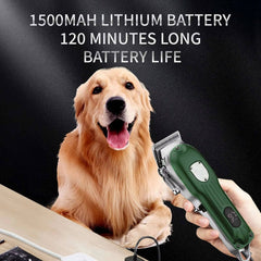 Professional dog hair clipper, rechargeable in metal 1