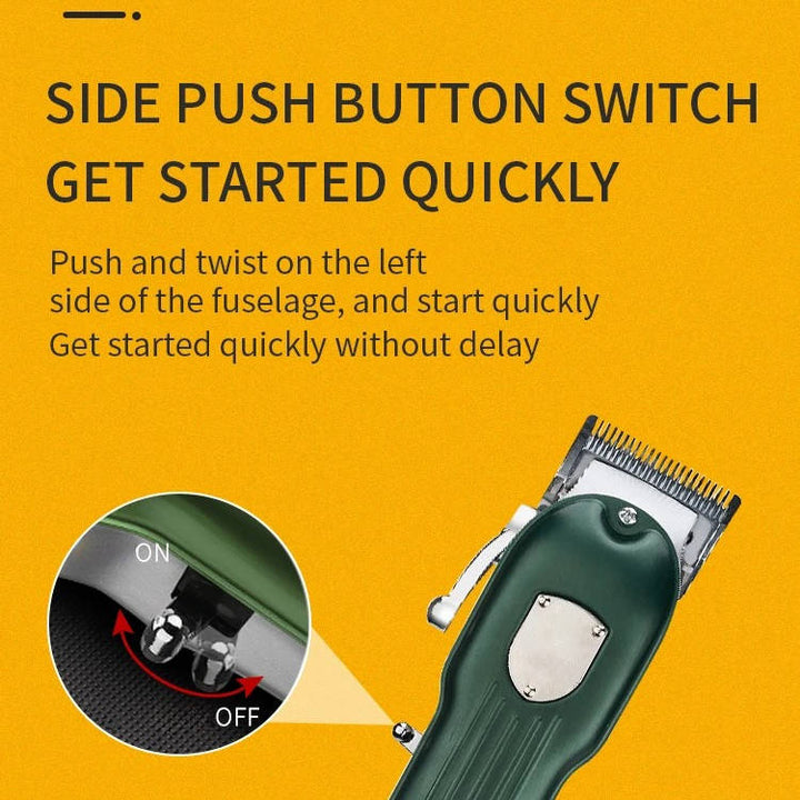 Professional dog hair clipper, rechargeable in metal 2