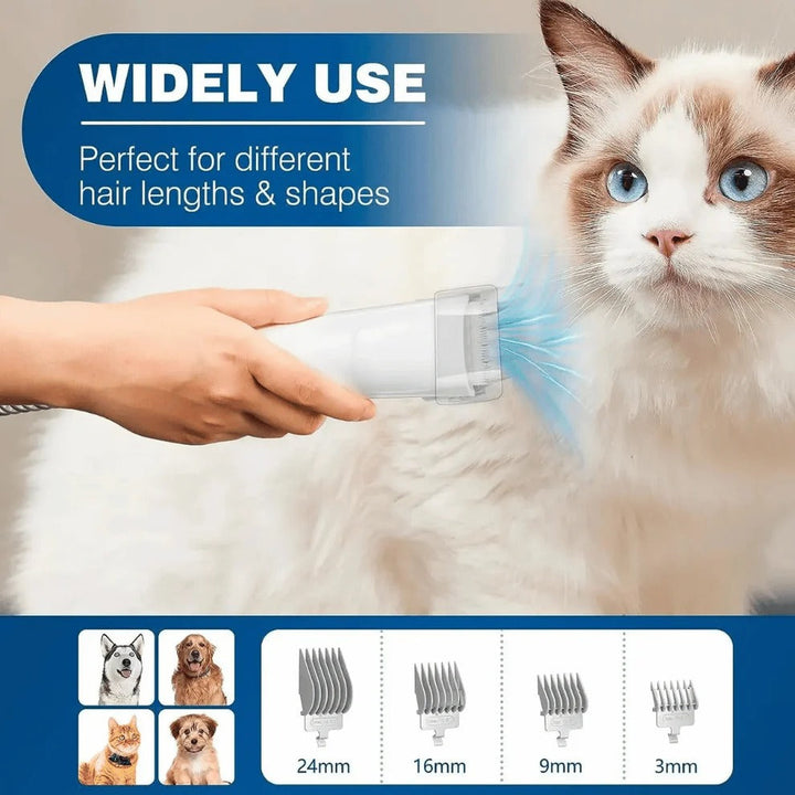 Quiet Dog Trimmer with Complete Pet Hair Clipper and Brush Set | Large 77.7 oz Capacity 4