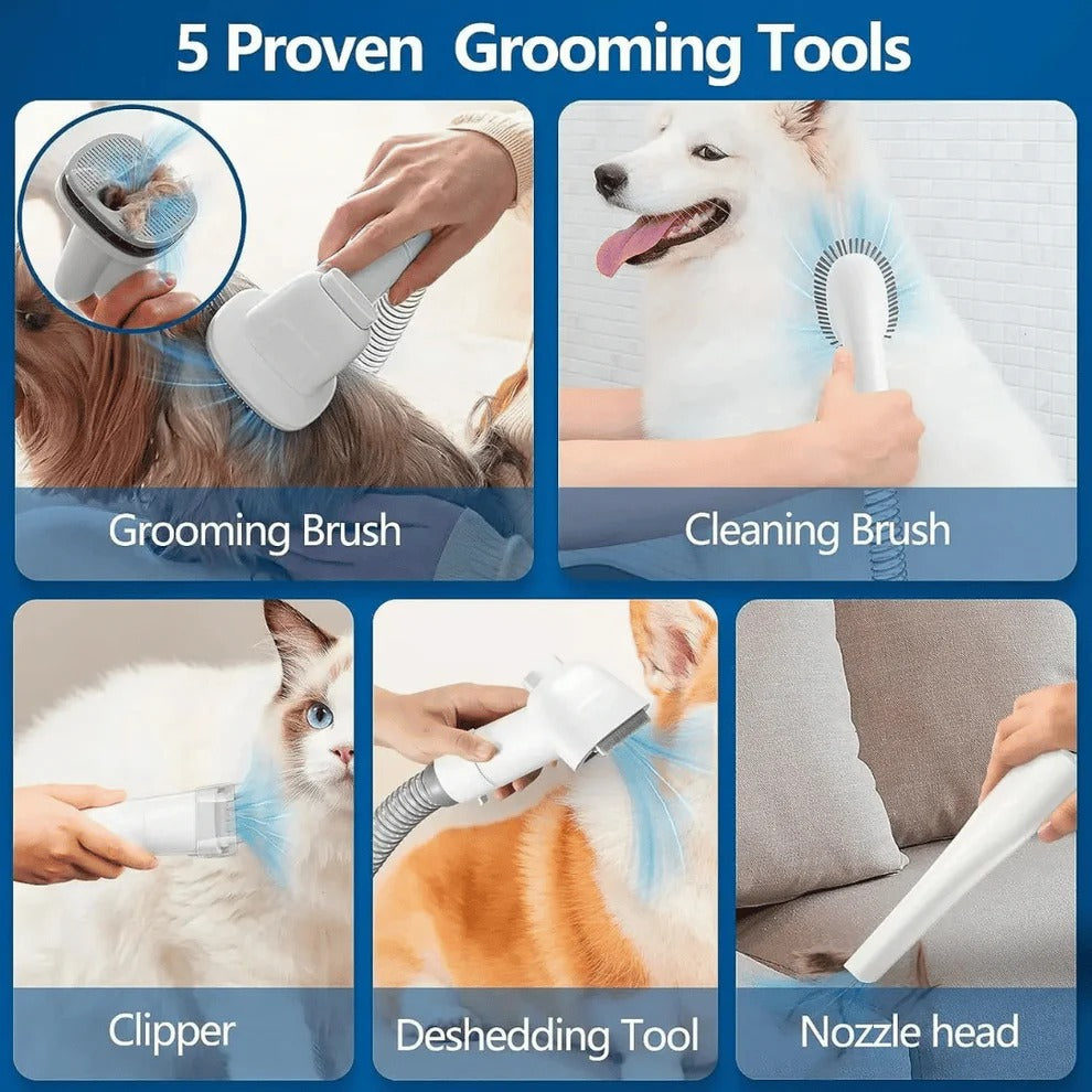 Quiet Dog Trimmer with Complete Pet Hair Clipper and Brush Set | Large 77.7 oz Capacity 5