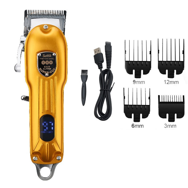 Tondeuse professionnelle pour chien, rechargeable en métal
