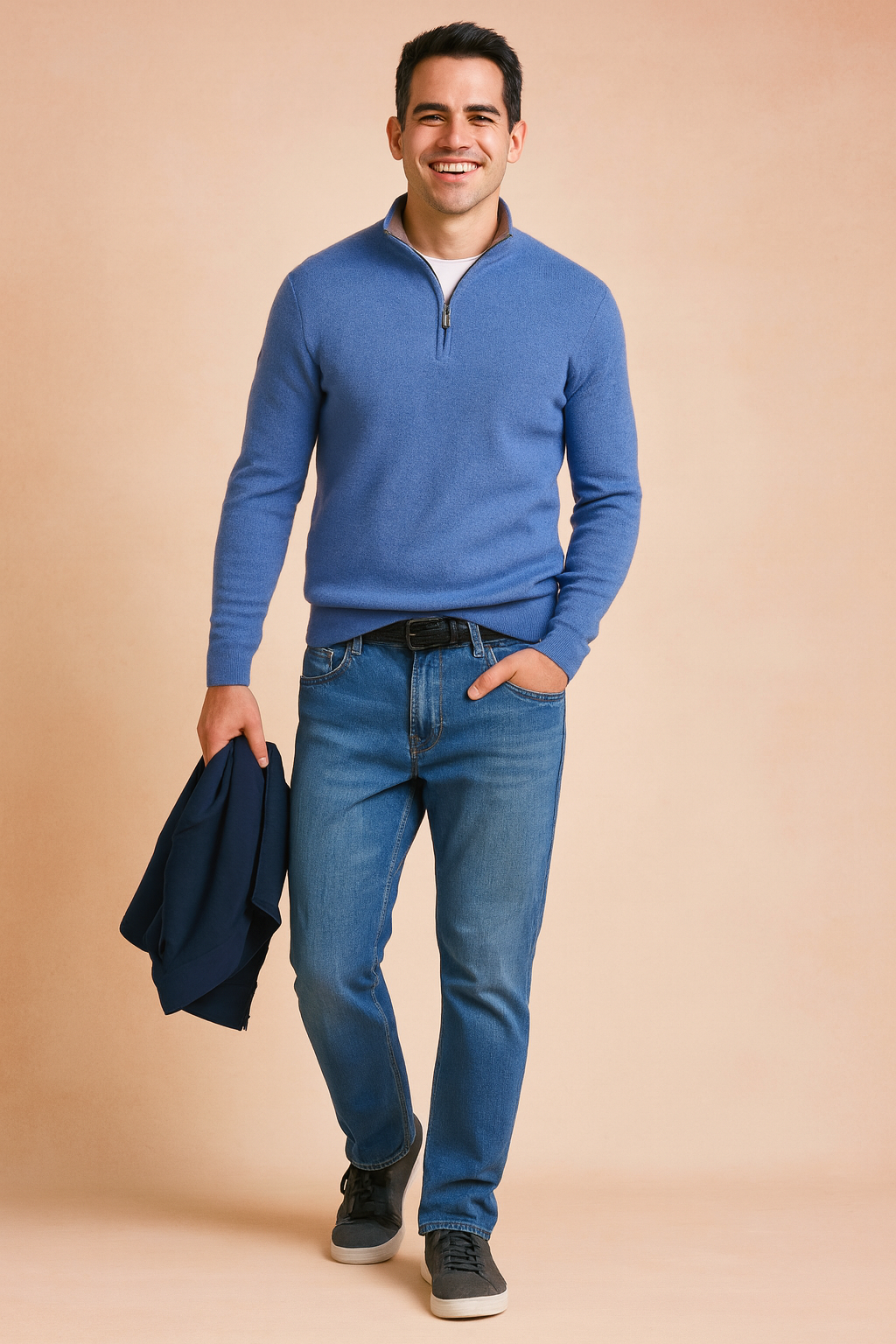 Radosław | Zipper Sweater for Everyday Elegance 1