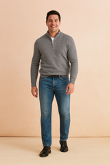 Radosław | Zipper Sweater for Everyday Elegance 3