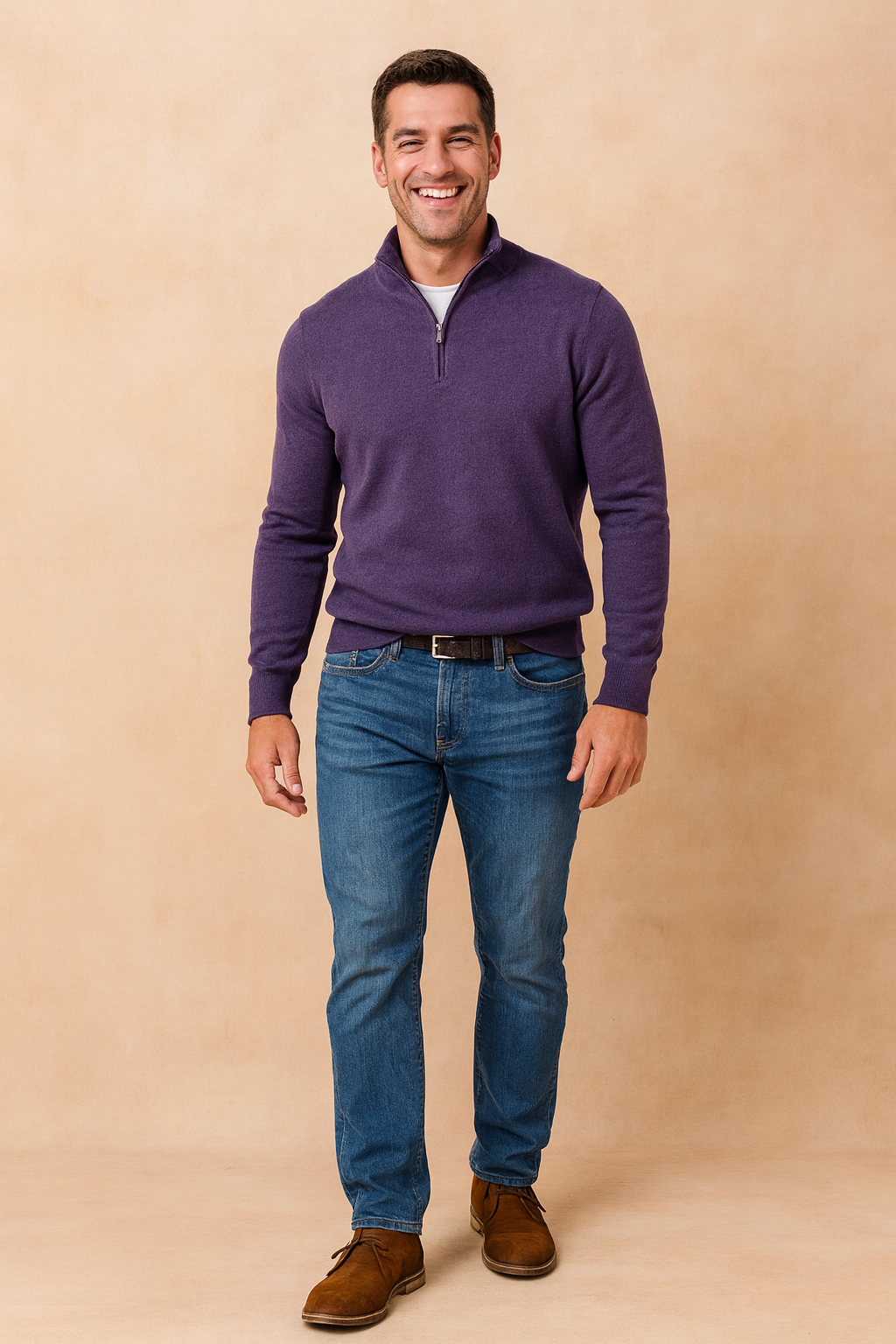 Radosław | Zipper Sweater for Everyday Elegance 5