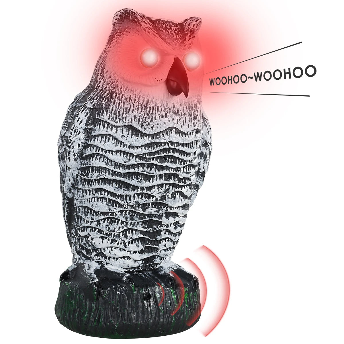 Realistic owl decoy bird deterrent 2