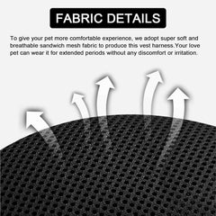 Reflective cat harness and leash set 3