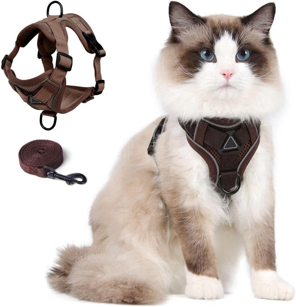 Reflective cat harness and leash set 8