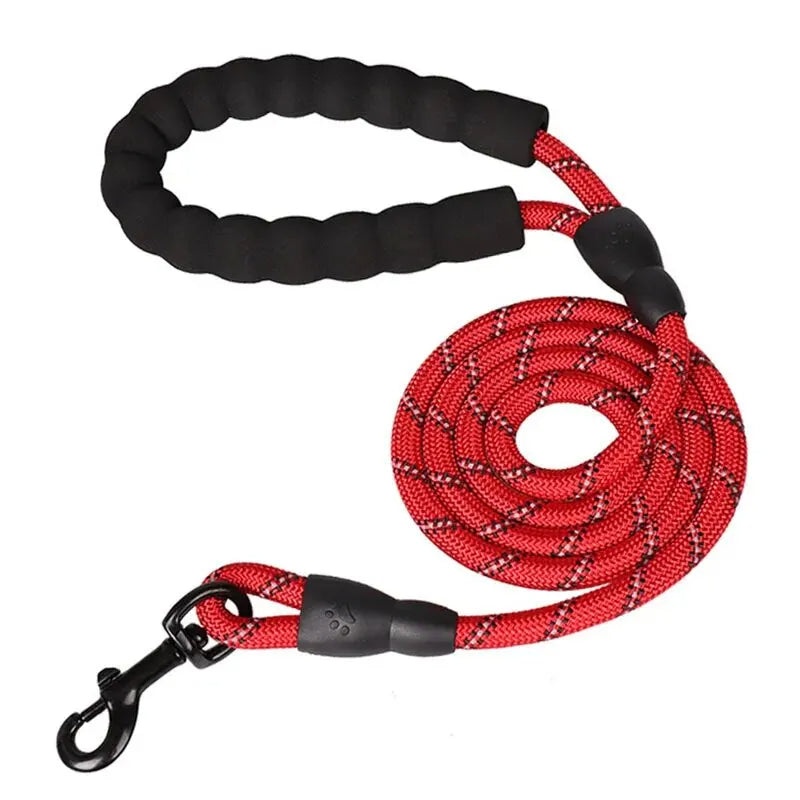 Reflective dog leash with padded handle 10