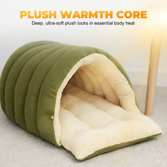 Removable and washable winter-covered cat bed 1