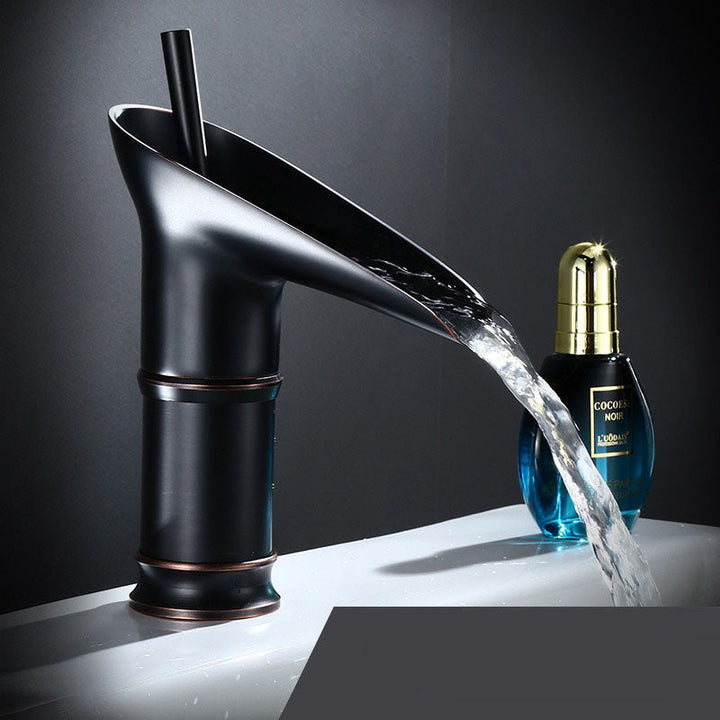 RetroStream – Vintage Style Waterfall Bathroom Faucet for a Nostalgic Touch 9