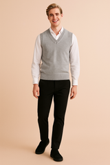 Ronald | Men's V-Neck Vest | Sleeveless 2