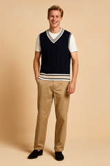 Ronald | Men's V-Neck Vest | Sleeveless 3