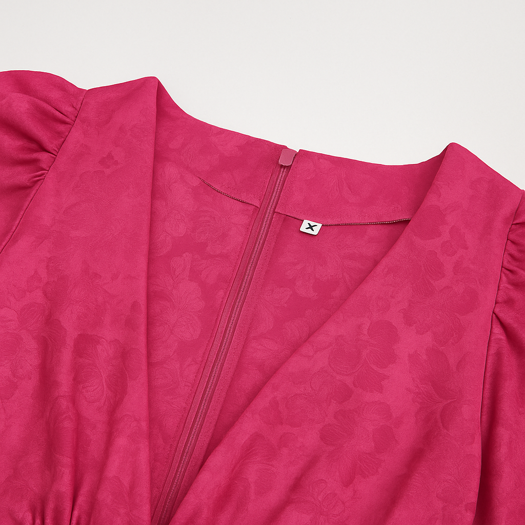 Sara | Elegant summer dress with ruffle sleeves 3