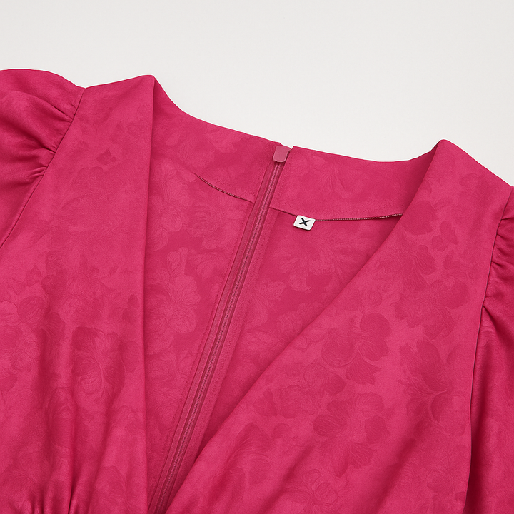 Sara | Elegant summer dress with ruffle sleeves 3