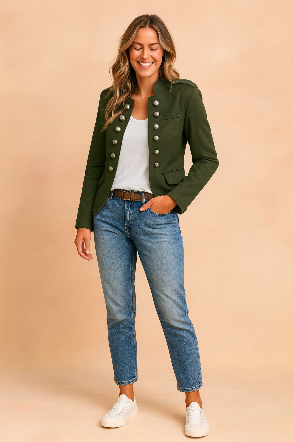 Selvina | Women's Short Button Jacket 0