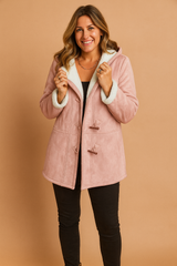 Sienna | Button-Up Jacket with Teddy Bear Lining 1