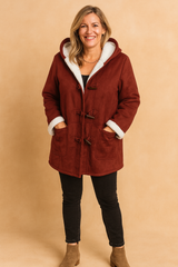 Sienna | Button-Up Jacket with Teddy Bear Lining 2