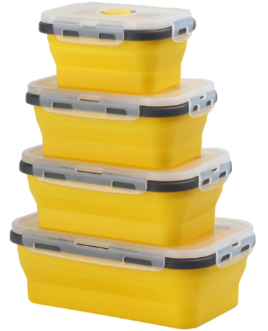 SiliconeFlex | Collapsible Leak-Proof Food Storage Containers Set 10
