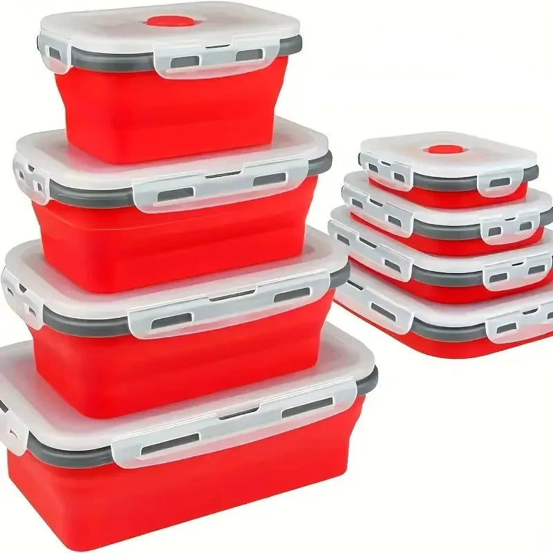 SiliconeFlex | Collapsible Leak-Proof Food Storage Containers Set 12