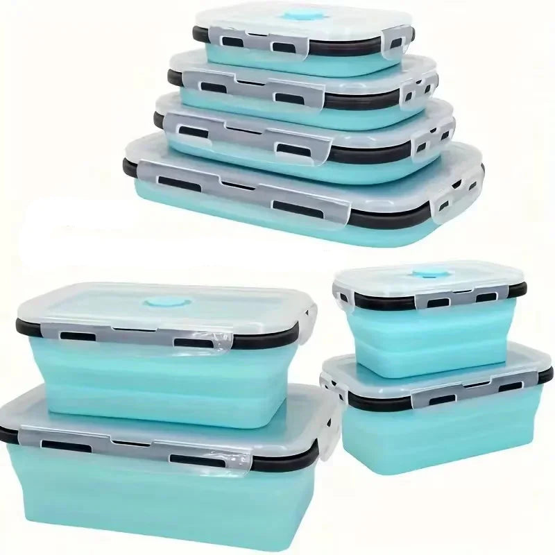 SiliconeFlex | Collapsible Leak-Proof Food Storage Containers Set 14